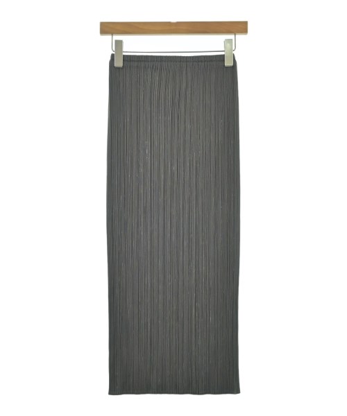 PLEATS PLEASE(プリーツプリーズ)ロング・マキシ丈スカート グレー サイズ:1(S位)/2200671725303