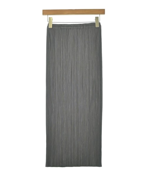 PLEATS PLEASE（プリーツプリーズ）ロング・マキシ丈スカート グレー サイズ:1(S位) レディース/2200671725303