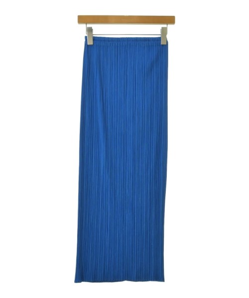PLEATS PLEASE（プリーツプリーズ）ロング・マキシ丈スカート 青 サイズ:3(L位) レディース/2200729589208