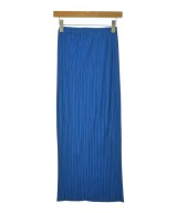 PLEATS PLEASE（プリーツプリーズ）ロング・マキシ丈スカート 青 サイズ:3(L位) レディース/2200729589208