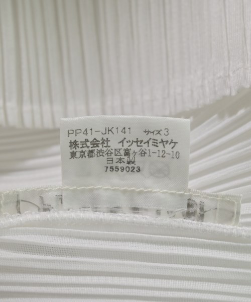 PLEATS PLEASE（プリーツプリーズ）ブラウス 白 サイズ:3(L位) レディース/2200729595063