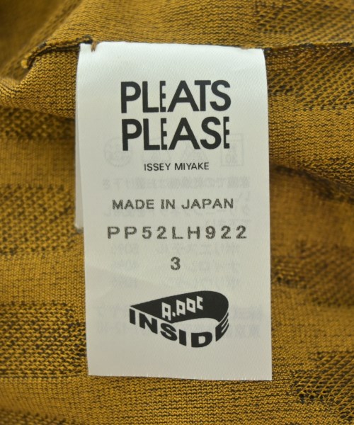 PLEATS PLEASE（プリーツプリーズ）Tシャツ・カットソー 茶 サイズ:3(L位) レディース/2200730936091