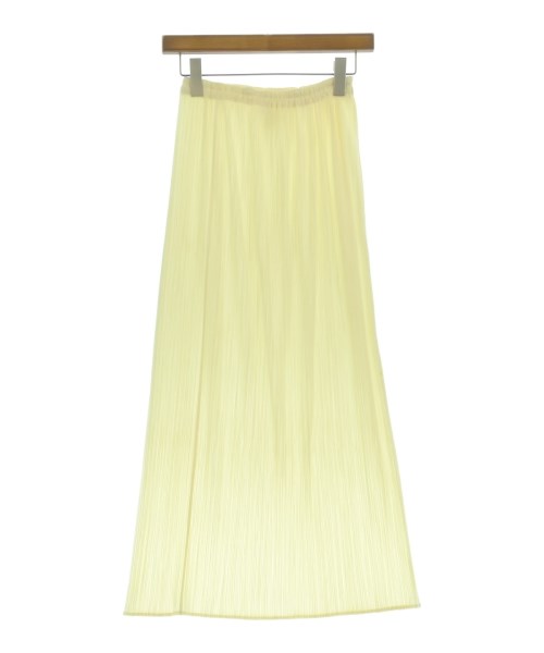 PLEATS PLEASE（プリーツプリーズ）ロング・マキシ丈スカート 黄 サイズ:M レディース/2200730936190