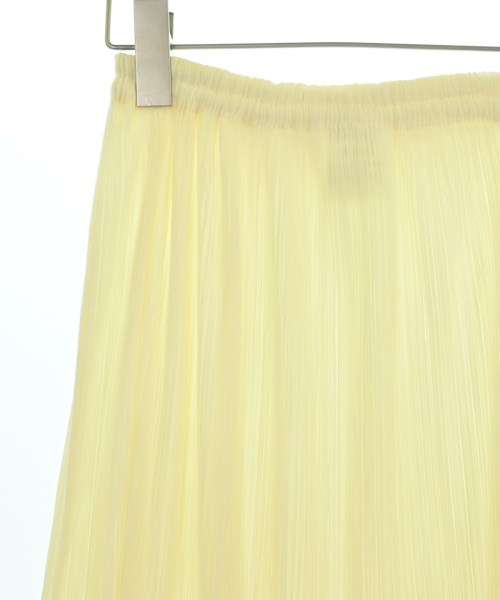 PLEATS PLEASE（プリーツプリーズ）ロング・マキシ丈スカート 黄 サイズ:M レディース/2200730936190