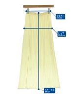 PLEATS PLEASE（プリーツプリーズ）ロング・マキシ丈スカート 黄 サイズ:M レディース/2200730936190