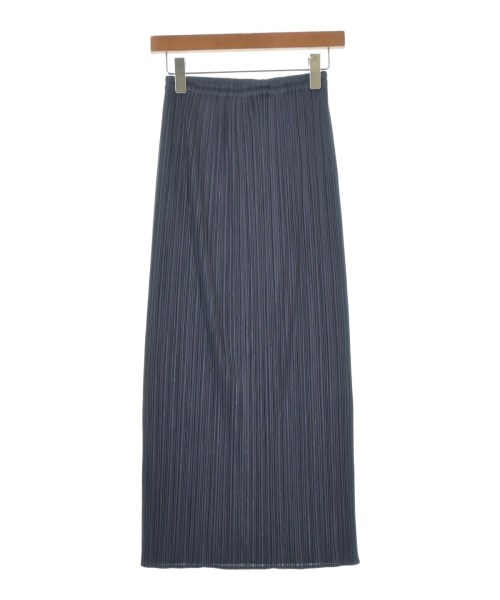 PLEATS PLEASE（プリーツプリーズ）ロング・マキシ丈スカート 紺 サイズ:3(L位) レディース/2200731293025
