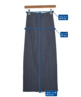 PLEATS PLEASE（プリーツプリーズ）ロング・マキシ丈スカート 紺 サイズ:3(L位) レディース/2200731293025