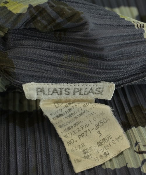 PLEATS PLEASE（プリーツプリーズ）カジュアルシャツ グレー サイズ:3(L位) レディース/2200731625031
