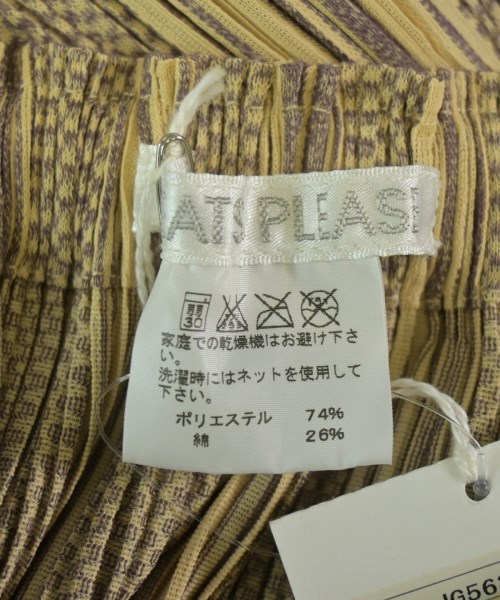 PLEATS PLEASE（プリーツプリーズ）ひざ丈スカート ベージュ サイズ:3(L位) レディース/2200733128073