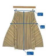 PLEATS PLEASE（プリーツプリーズ）ひざ丈スカート ベージュ サイズ:3(L位) レディース/2200733128073