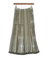PLEATS PLEASE（プリーツプリーズ）ひざ丈スカート カーキ サイズ:3(L位) レディース/2200734333087