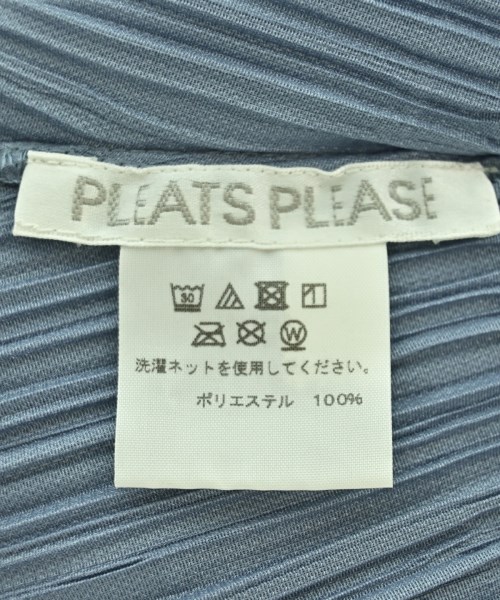 PLEATS PLEASE（プリーツプリーズ）ブラウス 青 サイズ:3(L位) レディース/2200725024024
