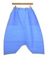 PLEATS PLEASE（プリーツプリーズ）ショートパンツ 青 サイズ:3(L位) レディース/2200726183126