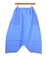 PLEATS PLEASE（プリーツプリーズ）ショートパンツ 青 サイズ:3(L位) レディース/2200726183126