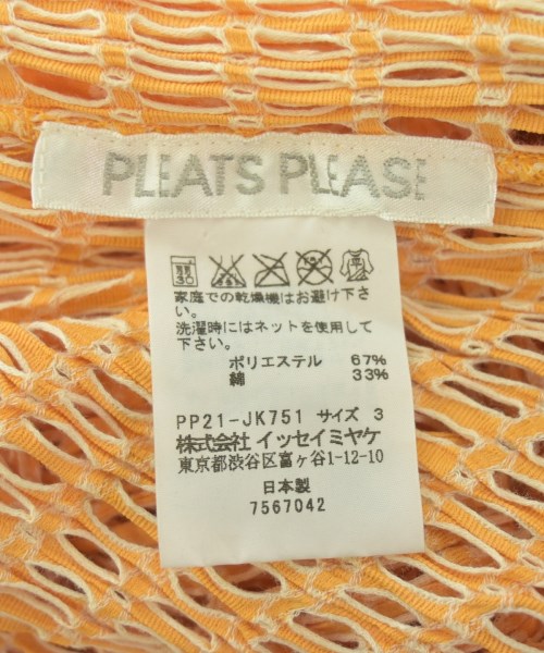 PLEATS PLEASE（プリーツプリーズ）ブラウス オレンジ サイズ:3(L位) レディース/2200721993126