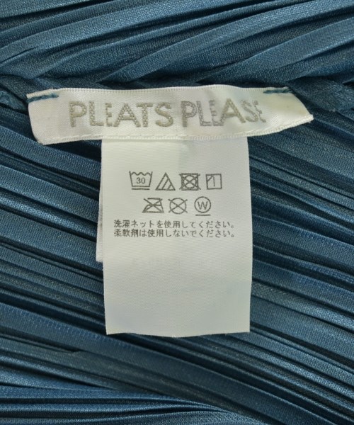 PLEATS PLEASE（プリーツプリーズ）カジュアルシャツ 青 サイズ:3(L位) レディース/2200722700020