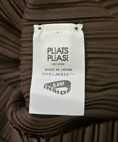 PLEATS PLEASE（プリーツプリーズ）カジュアルシャツ 茶 サイズ:F レディース/2200722921043
