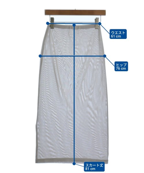 PLEATS PLEASE（プリーツプリーズ）ひざ丈スカート グレー サイズ:-(S位) レディース/2200725356224