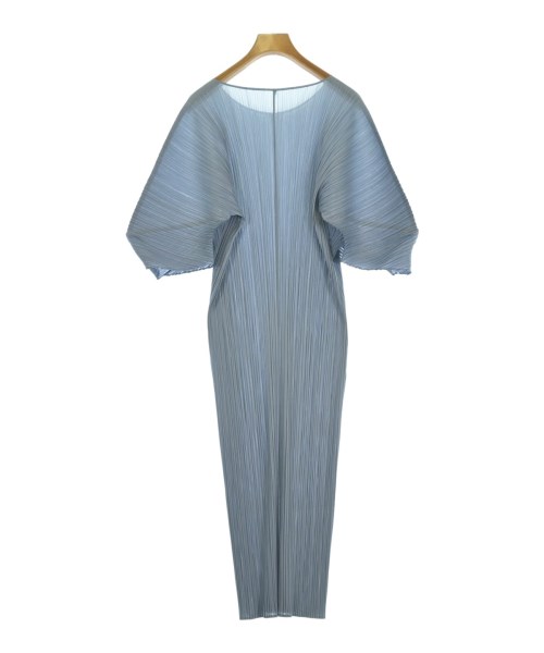 PLEATS PLEASE（プリーツプリーズ）ワンピース 青 サイズ:3(L位) レディース/2200727066176