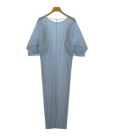 PLEATS PLEASE（プリーツプリーズ）ワンピース 青 サイズ:3(L位) レディース/2200727066176