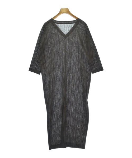 PLEATS PLEASE（プリーツプリーズ）ワンピース 茶 サイズ:3(L位) レディース/2200727066244