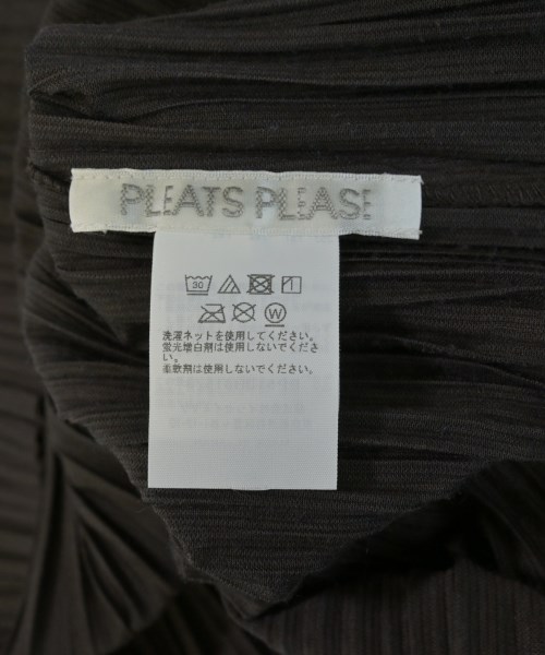PLEATS PLEASE（プリーツプリーズ）ワンピース 茶 サイズ:3(L位) レディース/2200727066244