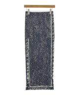 PLEATS PLEASE（プリーツプリーズ）ロング・マキシ丈スカート 紺 サイズ:5(XXL位) レディース/2200727066251