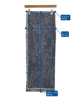 PLEATS PLEASE（プリーツプリーズ）ロング・マキシ丈スカート 紺 サイズ:5(XXL位) レディース/2200727066251