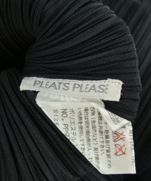 PLEATS PLEASE（プリーツプリーズ）Tシャツ・カットソー 黒 サイズ:3(L位) レディース/2200675609104