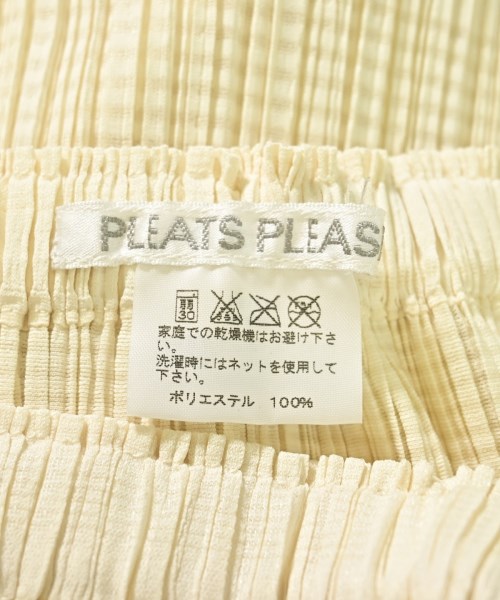 PLEATS PLEASE（プリーツプリーズ）ひざ丈スカート 黄 サイズ:2(M位) レディース/2200683267204
