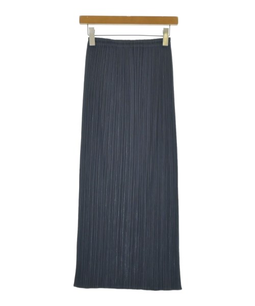 PLEATS PLEASE（プリーツプリーズ）ロング・マキシ丈スカート 紺 サイズ:3(L位) レディース/2200684752051