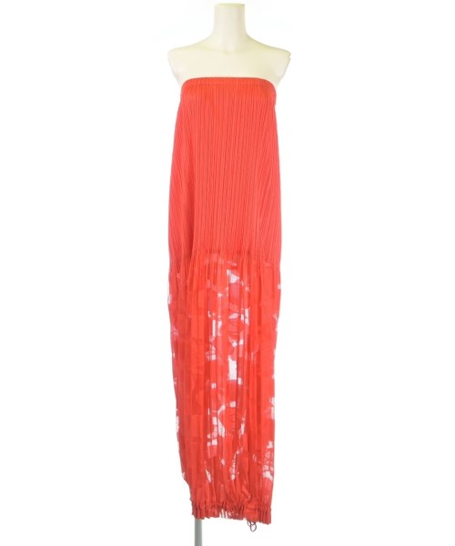 PLEATS PLEASE(プリーツプリーズ)ワンピース 赤 サイズ:-(S位)/2200681203075