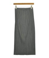 PLEATS PLEASE（プリーツプリーズ）ロング・マキシ丈スカート グレー サイズ:1(S位) レディース/2200686233022