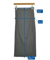 PLEATS PLEASE（プリーツプリーズ）ロング・マキシ丈スカート グレー サイズ:1(S位) レディース/2200686233022