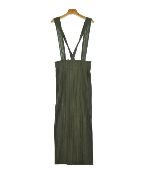 PLEATS PLEASE(プリーツプリーズ)ワンピース カーキ サイズ:3(L位)/2200681824096