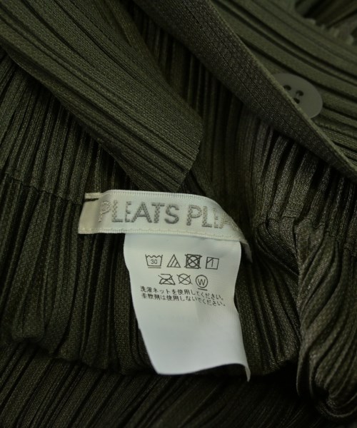 PLEATS PLEASE（プリーツプリーズ）ワンピース カーキ サイズ:3(L位) レディース/2200681824096