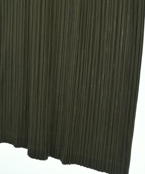 PLEATS PLEASE（プリーツプリーズ）ワンピース カーキ サイズ:3(L位) レディース/2200681824096
