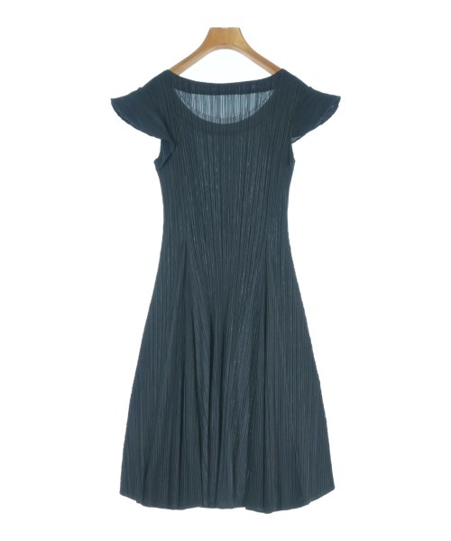 PLEATS PLEASE（プリーツプリーズ）ワンピース 紺 サイズ:3(L位) レディース/2200679922063