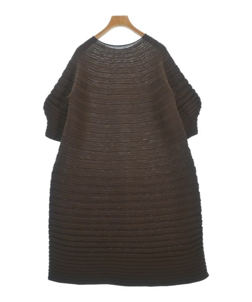 PLEATS PLEASE（プリーツプリーズ）ワンピース 茶 サイズ:F レディース/2200679788027