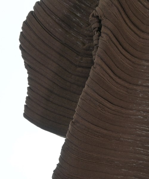 PLEATS PLEASE（プリーツプリーズ）ワンピース 茶 サイズ:F レディース/2200679788027