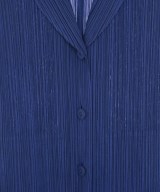 PLEATS PLEASE（プリーツプリーズ）カジュアルジャケット 紺 サイズ:4(XL位) レディース/2200690539011