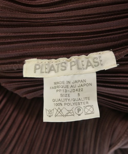 PLEATS PLEASE（プリーツプリーズ）カジュアルジャケット 茶 サイズ:5(XXL位) レディース/2200690539028