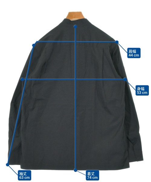 ISSEY MIYAKE MEN（イッセイ　ミヤケ　メン）カジュアルシャツ 黒 サイズ:3(L位) メンズ/2200631798026