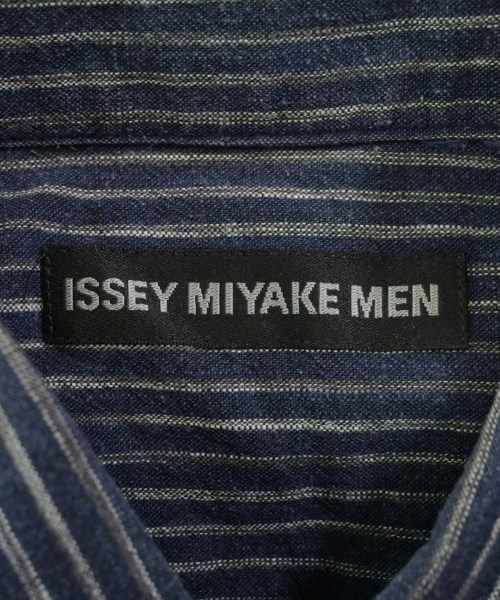 ISSEY MIYAKE MEN（イッセイ　ミヤケ　メン）カジュアルシャツ 紺 サイズ:3(L位) メンズ/2200631798064