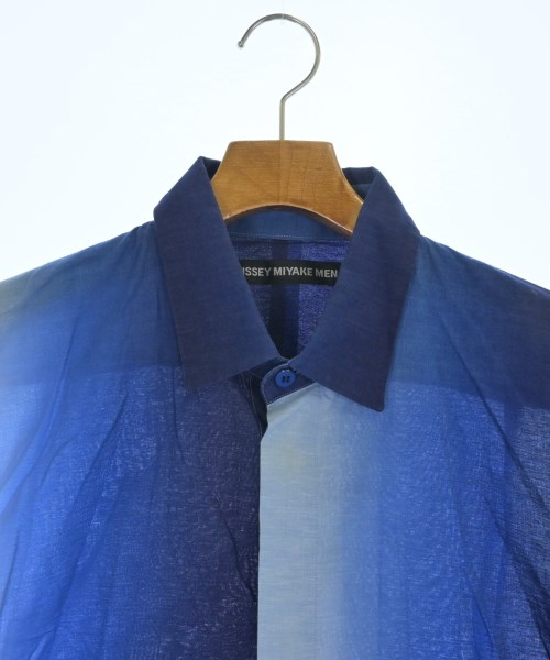 ISSEY MIYAKE MEN（イッセイ　ミヤケ　メン）カジュアルシャツ 紺 サイズ:4(XL位) メンズ/2200631798101