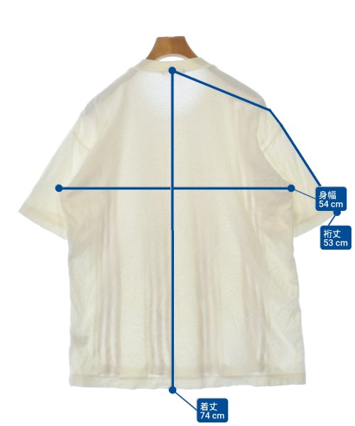 ISSEY MIYAKE MEN（イッセイ　ミヤケ　メン）Tシャツ・カットソー 白 サイズ:4(XL位) メンズ/2200631798224