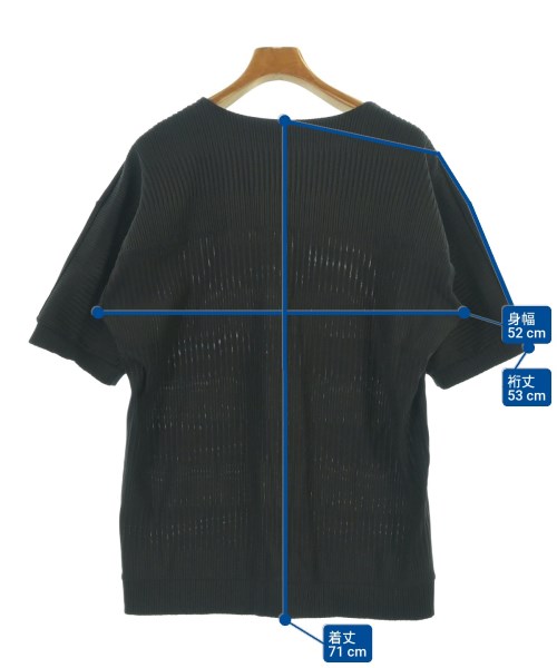 ISSEY MIYAKE MEN（イッセイ　ミヤケ　メン）Tシャツ・カットソー 黒 サイズ:3(L位) メンズ/2200631798248