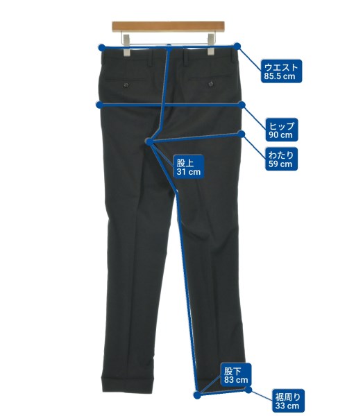 ISSEY MIYAKE MEN（イッセイ　ミヤケ　メン）スラックス 黒 サイズ:2(M位) メンズ/2200632667161