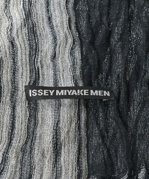 ISSEY MIYAKE MEN（イッセイ　ミヤケ　メン）ストール 黒 サイズ:- メンズ/2200632667215