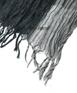 ISSEY MIYAKE MEN（イッセイ　ミヤケ　メン）ストール 黒 サイズ:- メンズ/2200632667215